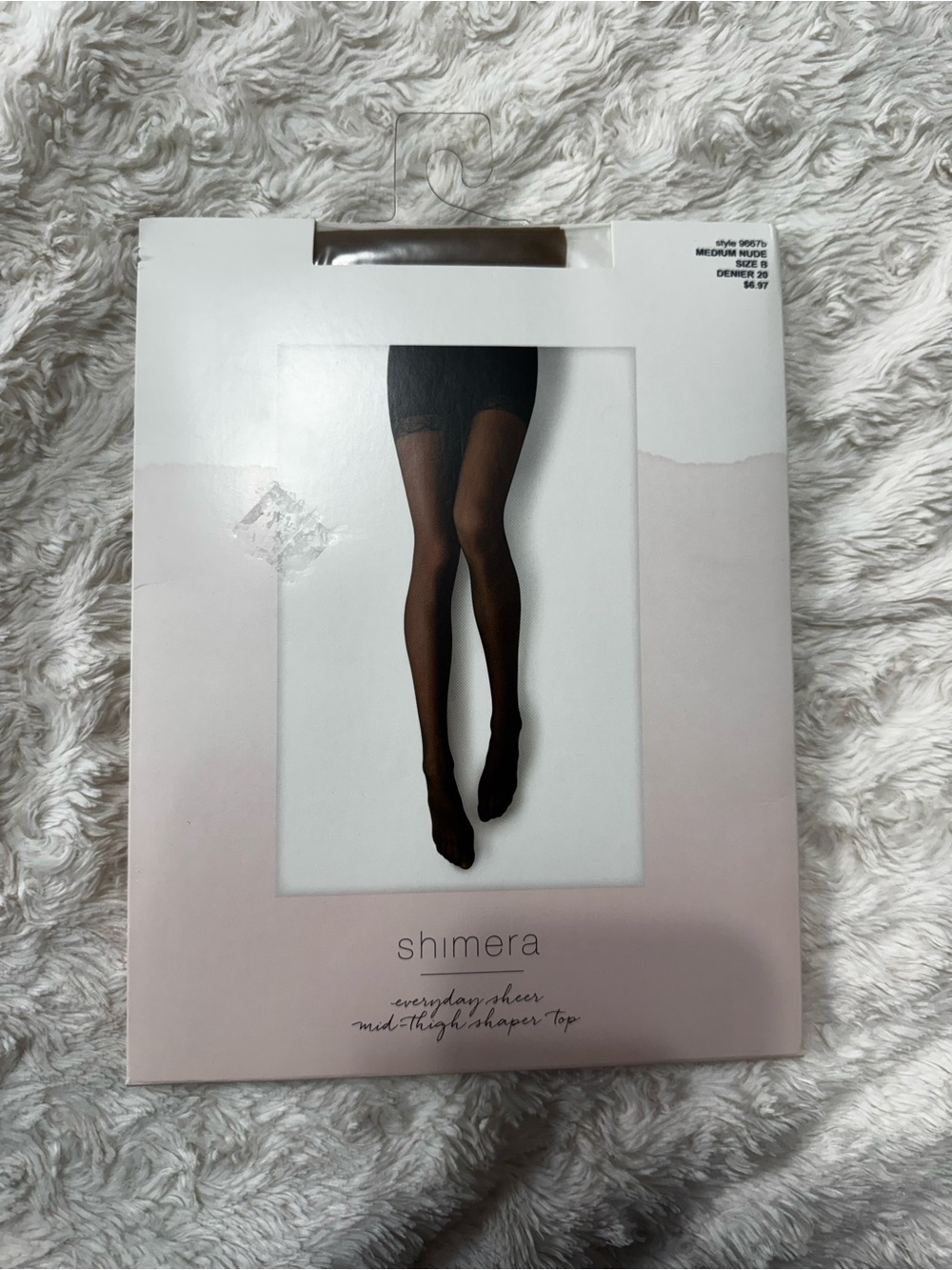 Shimera Ultra Sheer Control Top Tights in Nude